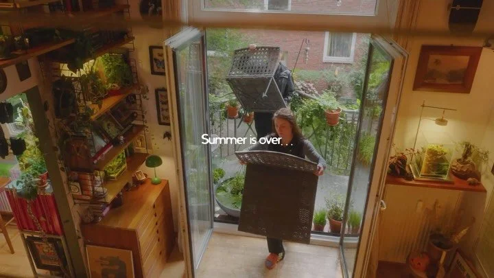 Summer is over, and our balcony is changing again. 🍂

We&rsquo;re slowly getting everything ready for the colder months 🍁 cutting back plants, harvesting our herbs, finding winter homes for a few favorites, and bringing our Medaka back inside.

It 
