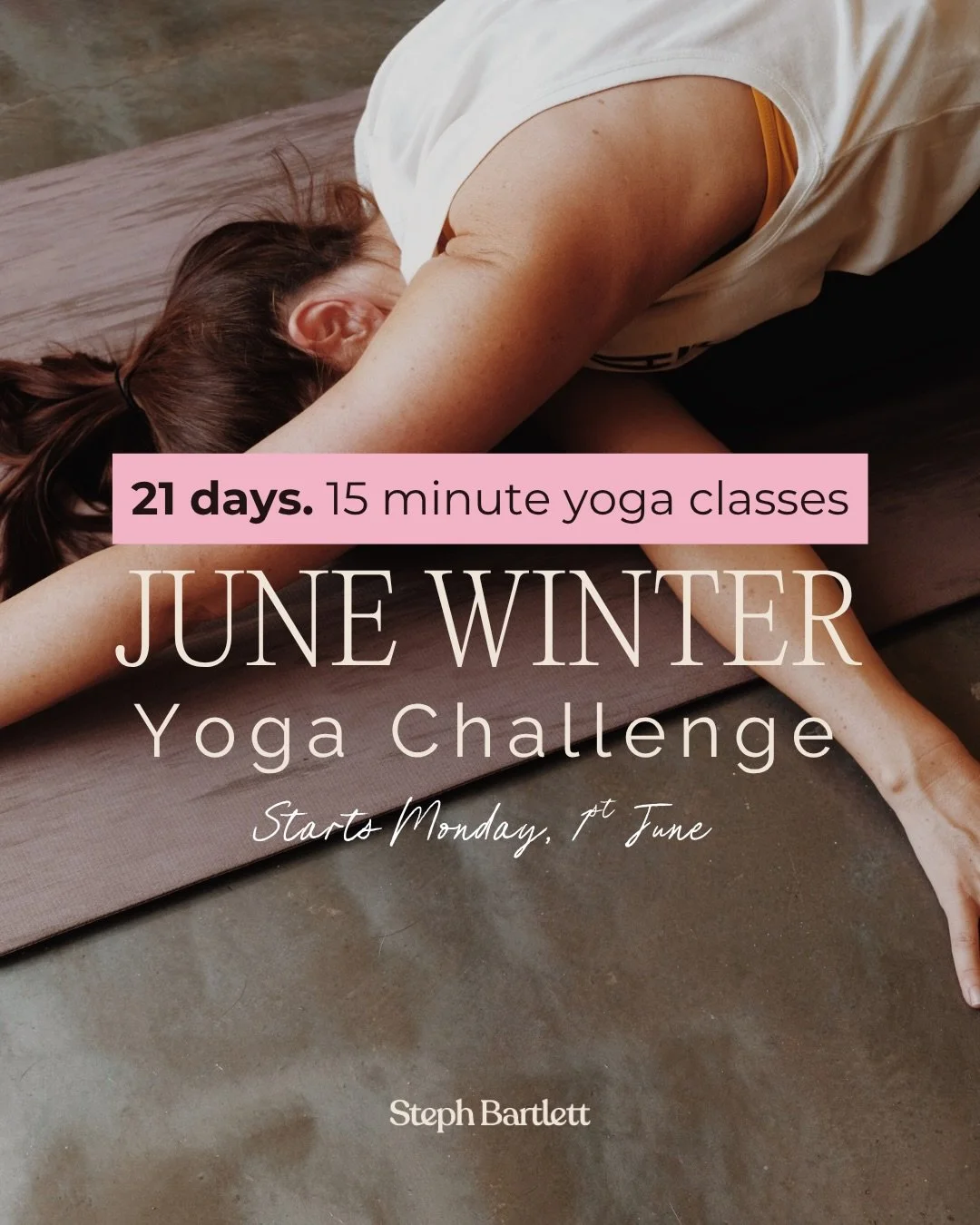 The days are getting colder, darker, and shorter&hellip; and every year around this time, I notice myself feeling less motivated to get outside and move my body.

That&rsquo;s exactly why I created the June Winter Yoga Challenge (yes, selfishly for m