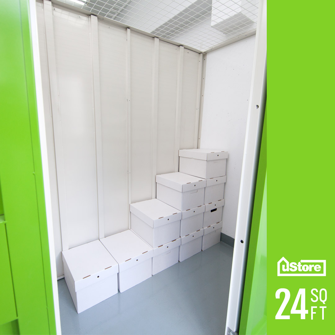 24 sq. ft. storage unit (Height: 7ft.)