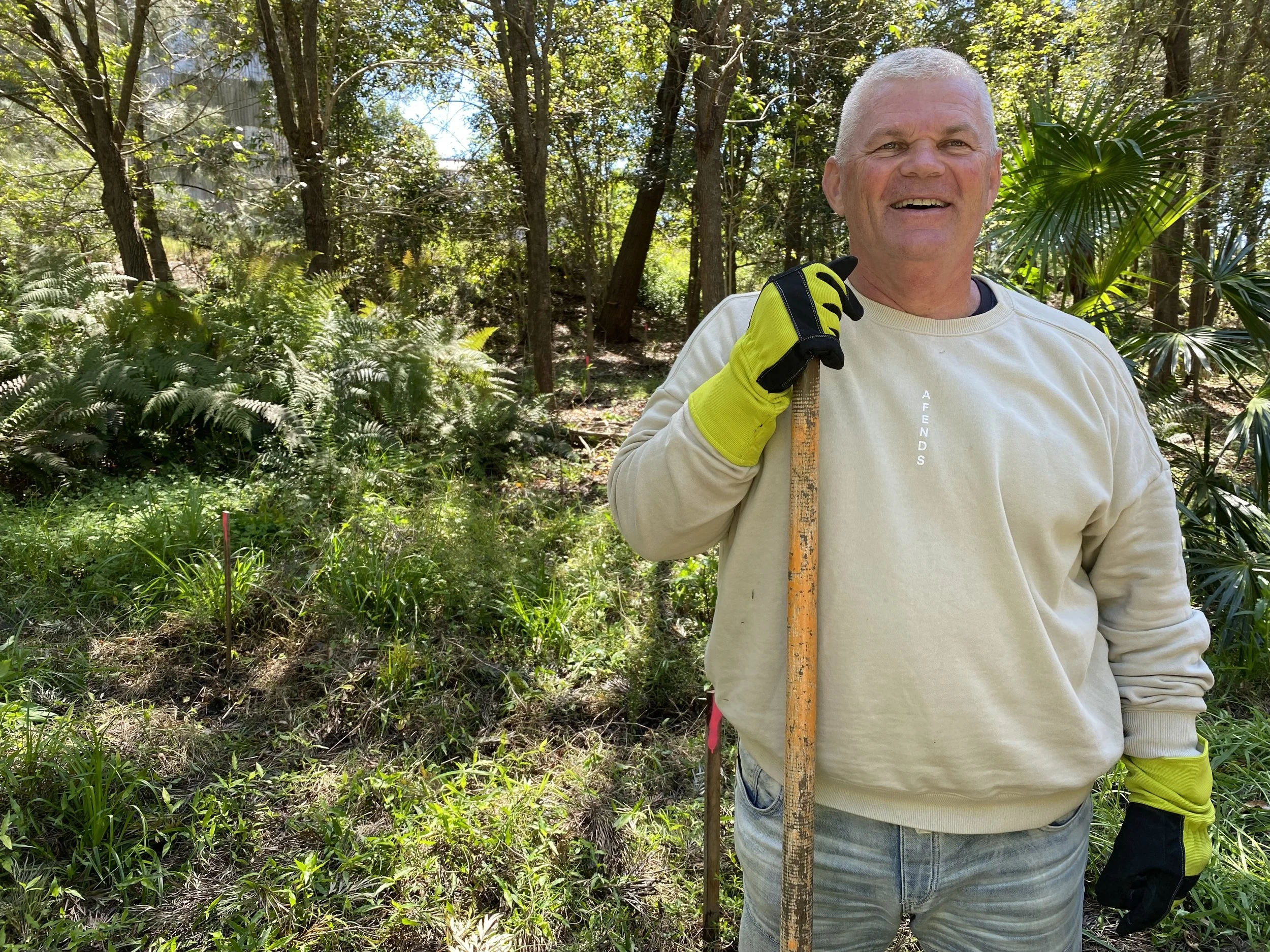 St Clare's staff serve community with smiles and shovels