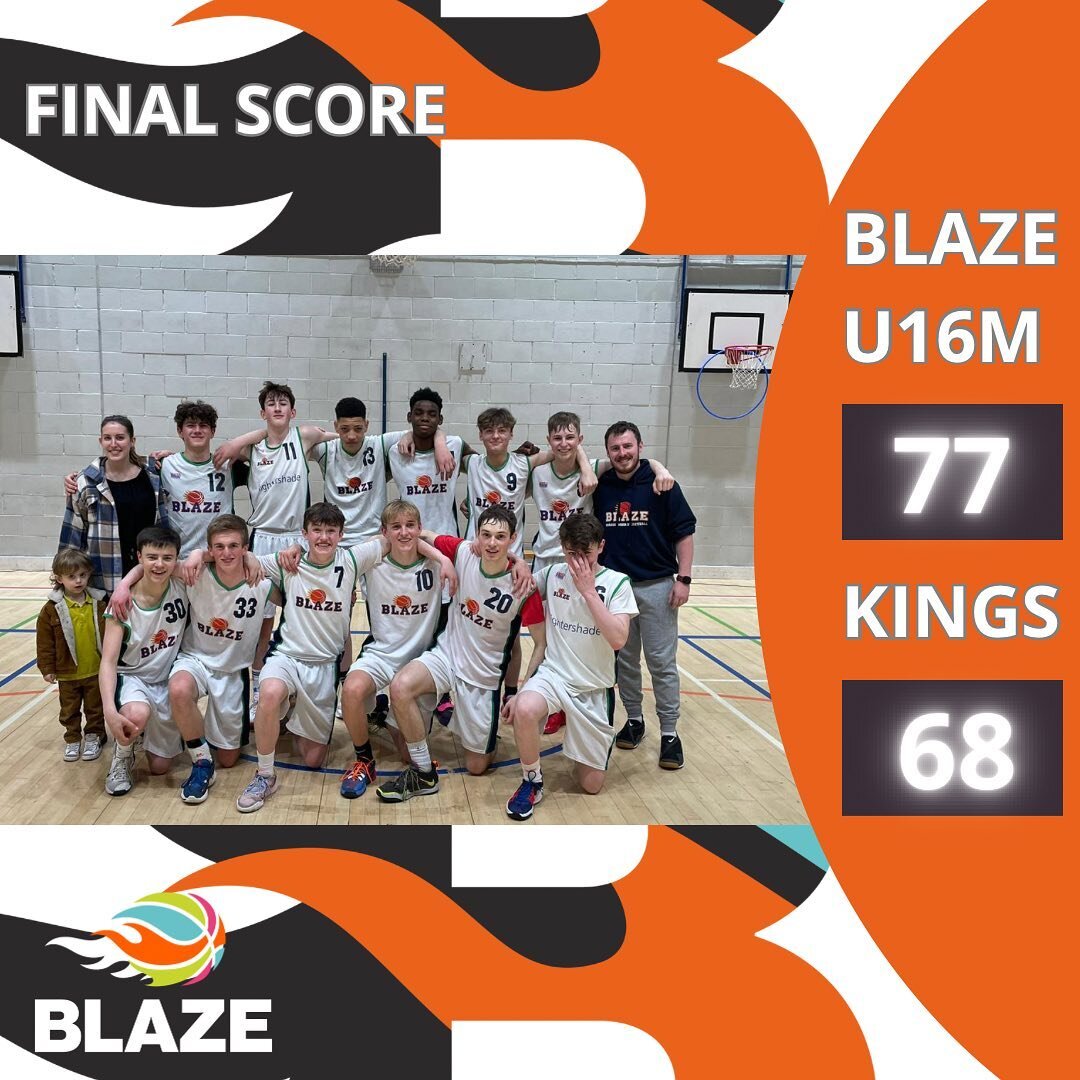 U16M collect the win against Kings yesterday at The Crags Centre

#weplaytogether #goblaze #blaze