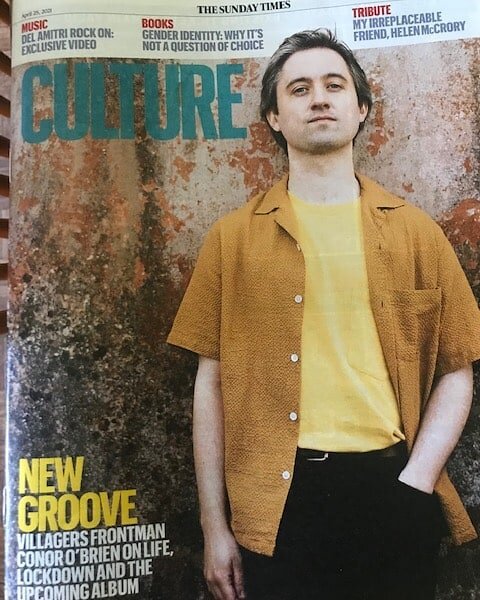 Yeah!! Lovely front cover on todays Sunday Times Culture!! 🌞 @wearevillagers
