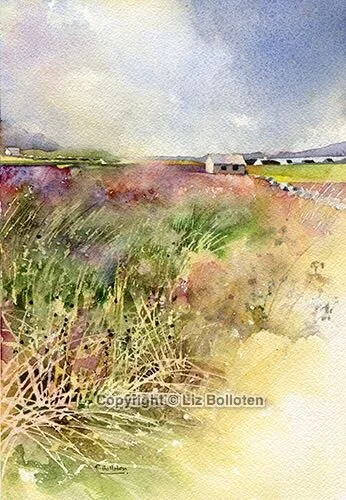 Autumn Field: Buncrana by Liz Bolloten