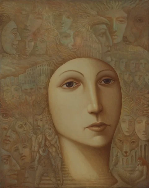 Saga - Oils on canvas - 43 x 34 ins