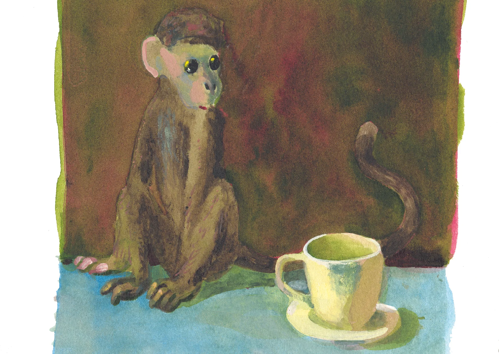 Charles Williams - Monkey and Teacup.jpg