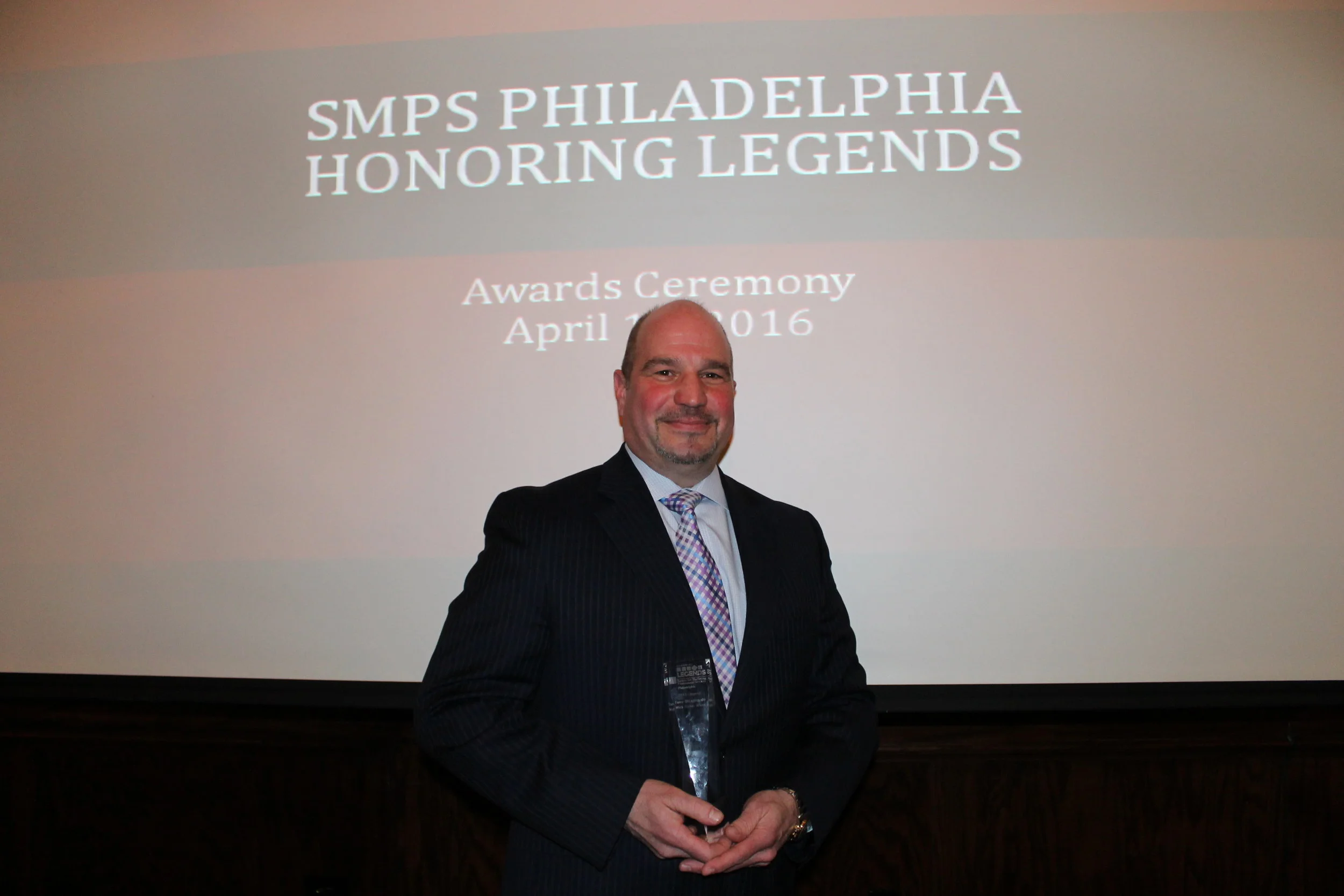 President Tony Dileonardo Recipient of SMPS Philadelphia Honoring Legends Award