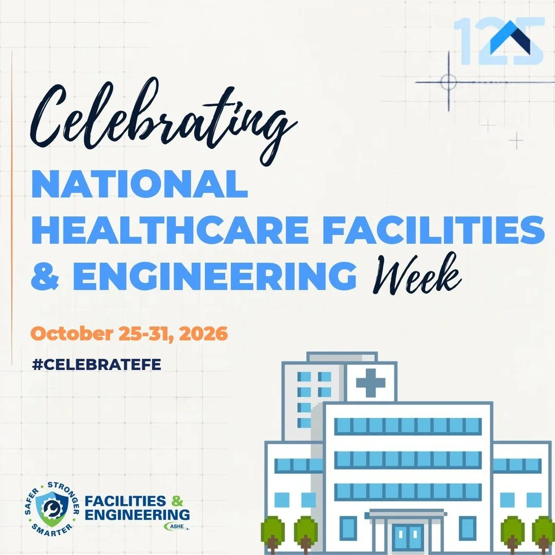 Happy National Healthcare Facilities &amp; Engineering Week!
⠀
Behind every healthcare facility is a dedicated team working to maintain a safe, comfortable, and reliable environment for patients, staff, and visitors.
⠀
At Wick Fisher White, we recogn