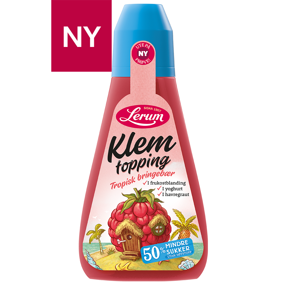 KLEM Topping Tropisk bringebær