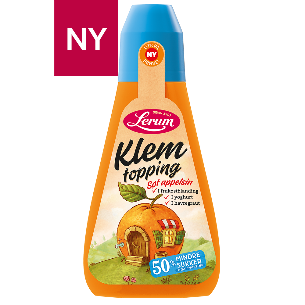 KLEM Topping Søt appelsin