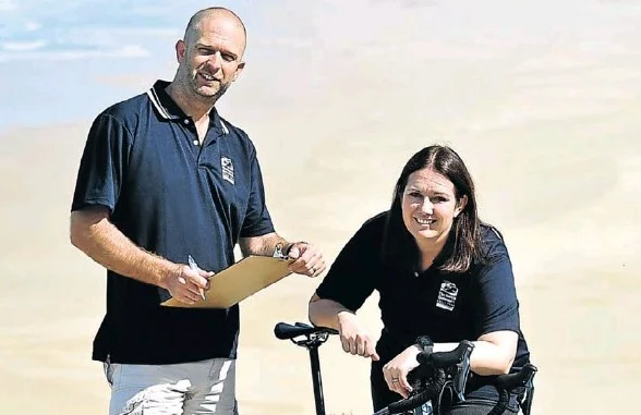 Route checks are under way for the 2019 Herald Continental Cycle Tour. Race directors Brad Jackson and Julie Briggs ensure all roads are inspected and in good condition.