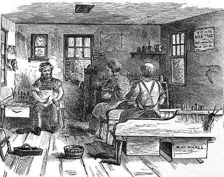 19th century “cordwainers” made new shoes in their “ten-footer” workshops.