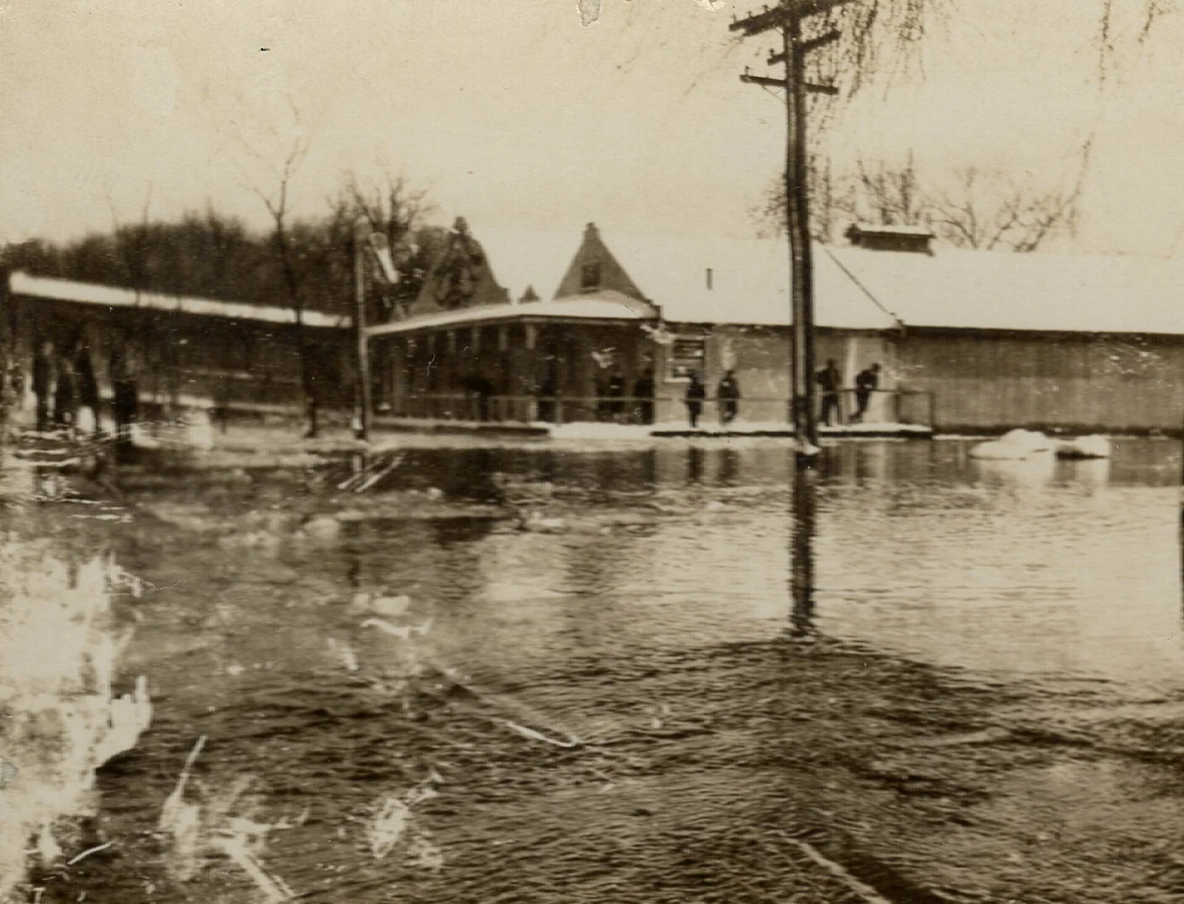 Charles River flood damage at Riverside Ballroom