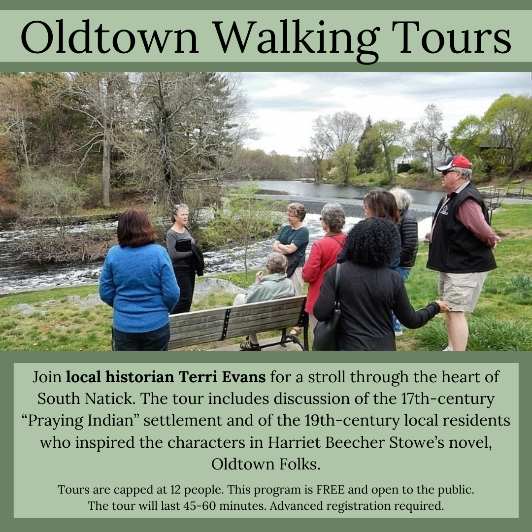 "Oldtown" Walking Tour of South Natick - September 19