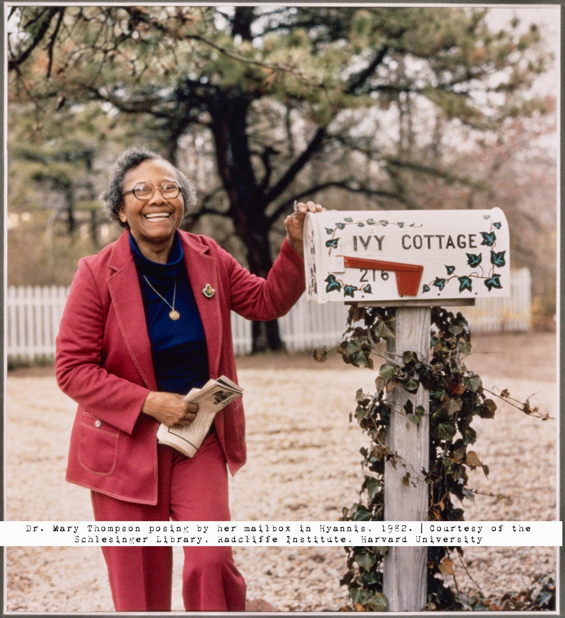 🎉🥳Celebrating #WomenHistoryMonth! Dr. Mary Crutchfield Thompson and her husband, Oscar Thompson, were founding members of Natick's Fair Housing Practices Committee. The committee held informational events about redlining to develop public support f