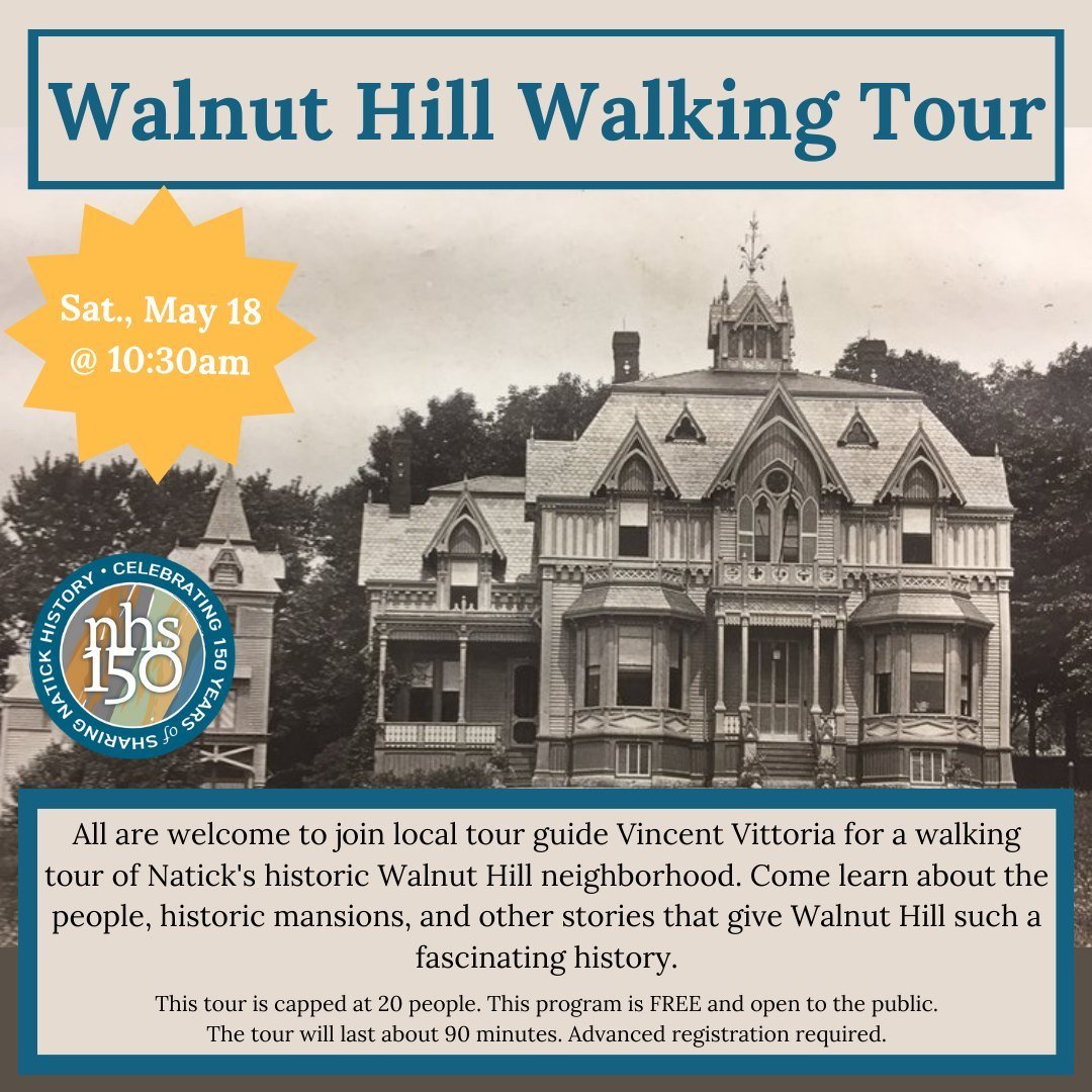 Walking Tours, Vintage Natick Notecards, and More...