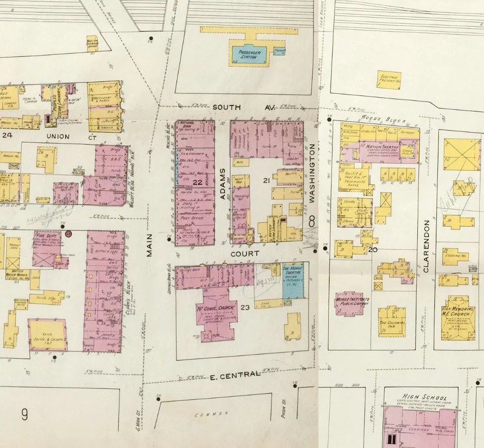 Recognize anything on this close-up map of Natick Center from 1915? Join us for Community Map Day THIS Saturday @ the Natick History Museum and check out 40+ vintage maps and Natick and out local area. This event is FREE and open to all. Let us know 