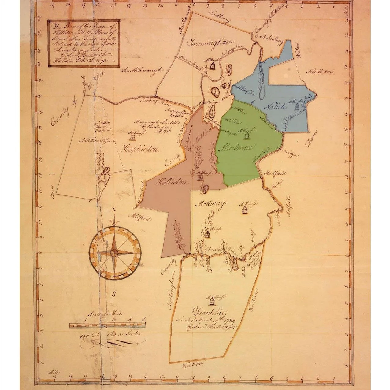 🇺🇸🇺🇸🇺🇸 You may know that 250 years ago today, General George Washington was in Cambridge during the Siege of Boston. But did you  know that he passed right through Natick (and Sherborn and Holliston) on a month-long tour of New England followin