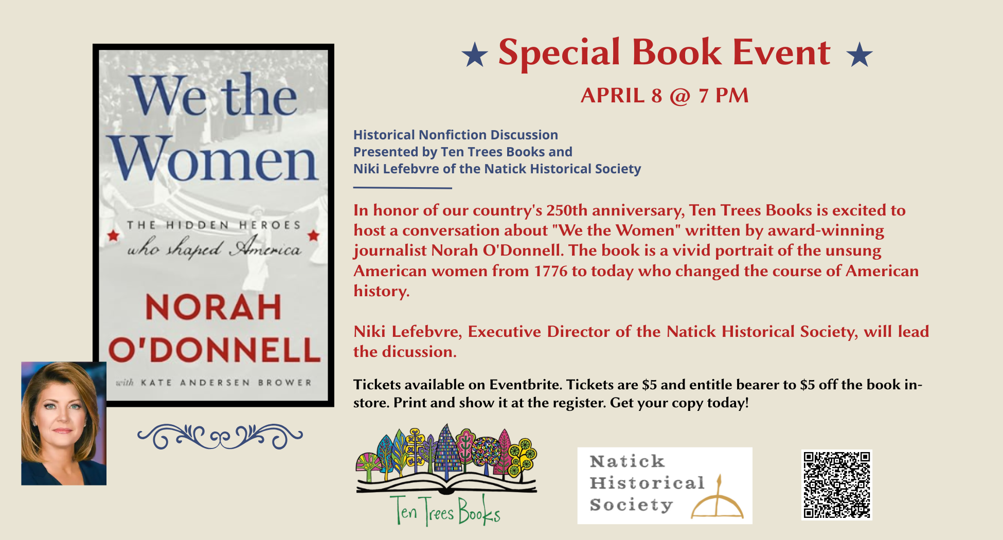Special Book Event with Ten Trees