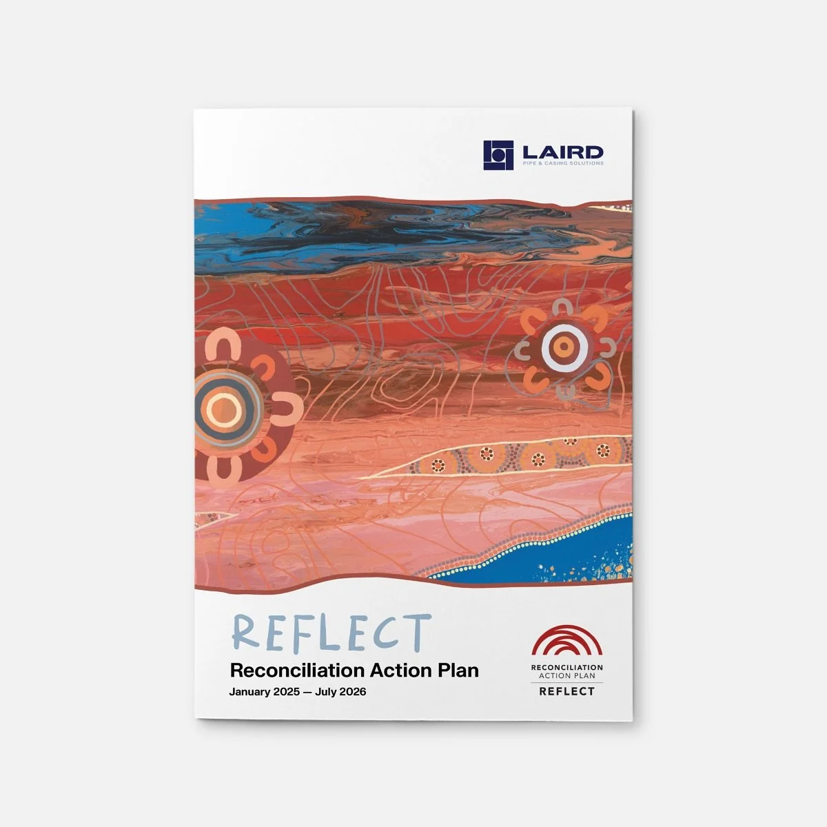 Created the publication design for Laird Pipe &amp; Casing Solutions&rsquo; Reflect Reconciliation Action Plan&mdash;their very first RAP document.

This wasn&rsquo;t just another corporate publication. It represents: 

⚫️ A genuine commitment to bui