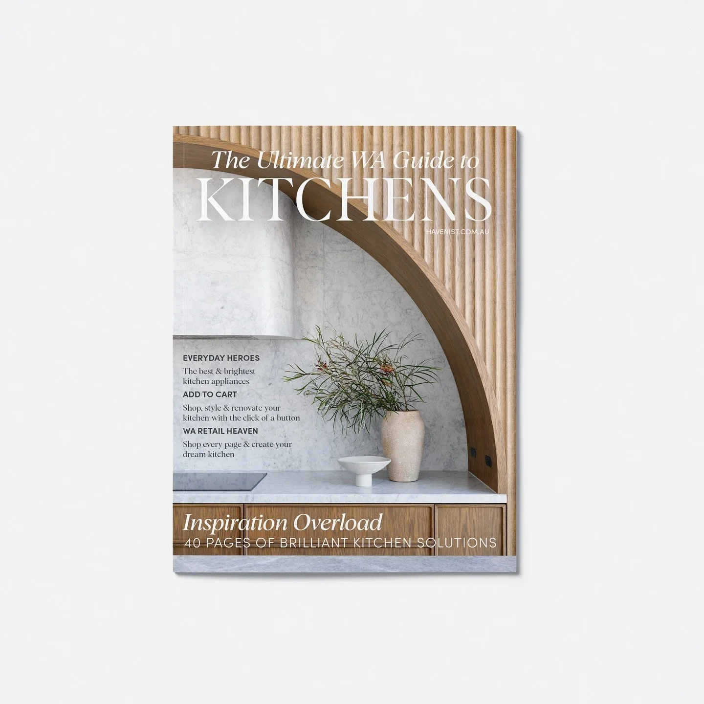 Some of my favourite spreads from The Ultimate WA Guide to Kitchens! 🍽️

This project was an exciting extension to Havenist Issue #4&mdash; 40 pages packed with kitchen inspiration, from stunning lighting and luxe stone to must-have cooking essentia