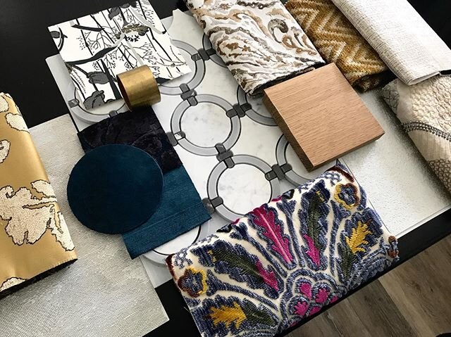 Yes, that&rsquo;s right. All of these finishes are going into one client&rsquo;s home. We love when our clients are adventurous with their style and willing to pattern mix.