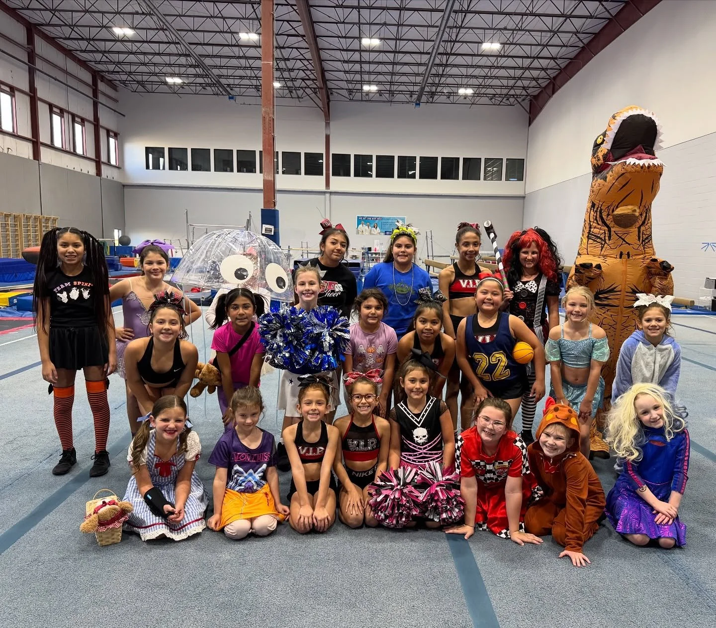 Our cheer teams had a frightfully fun practice last night! 🧛🏻&zwj;♀️🕷️🎃