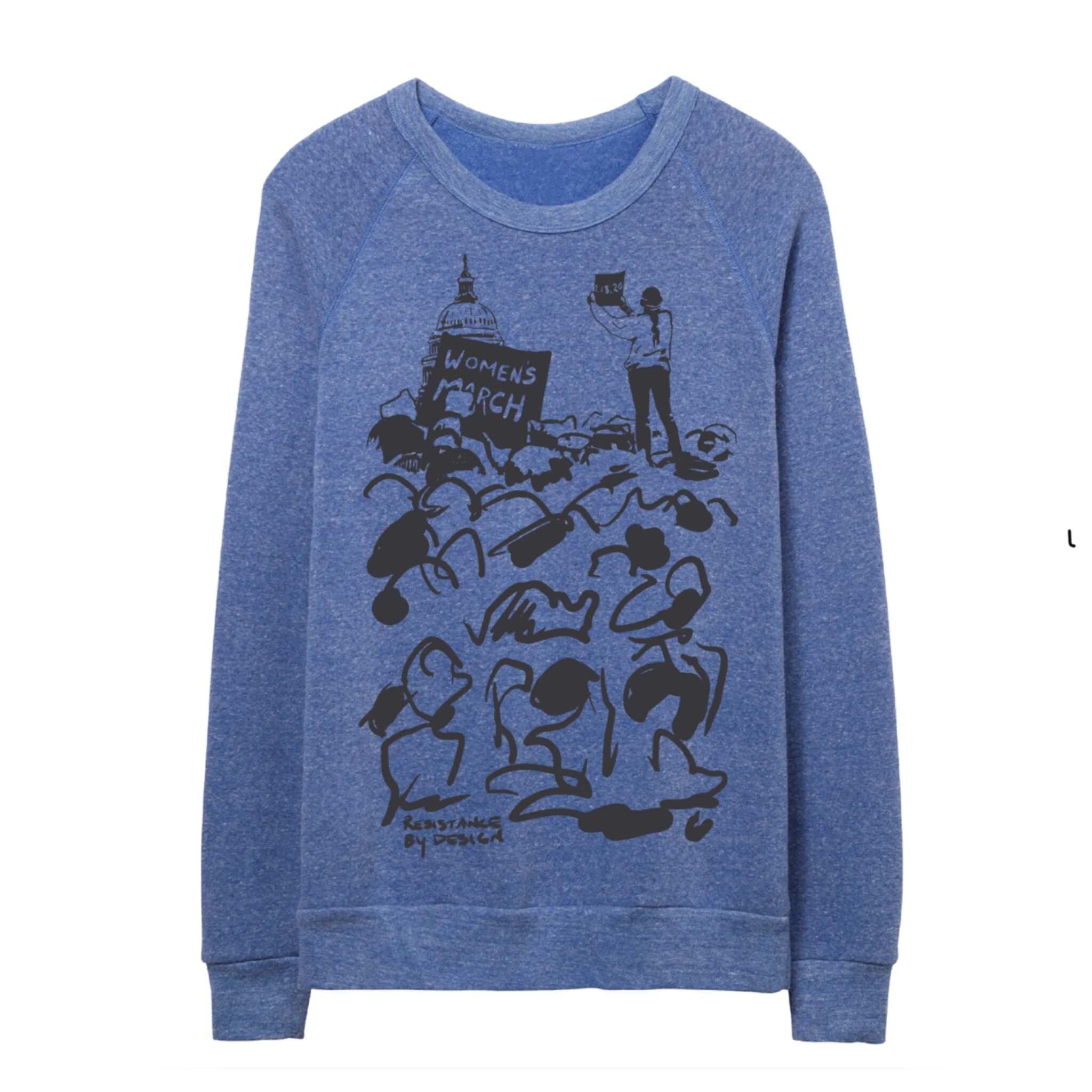WE WILL MARCH SWEATSHIRT -SKY BLUE