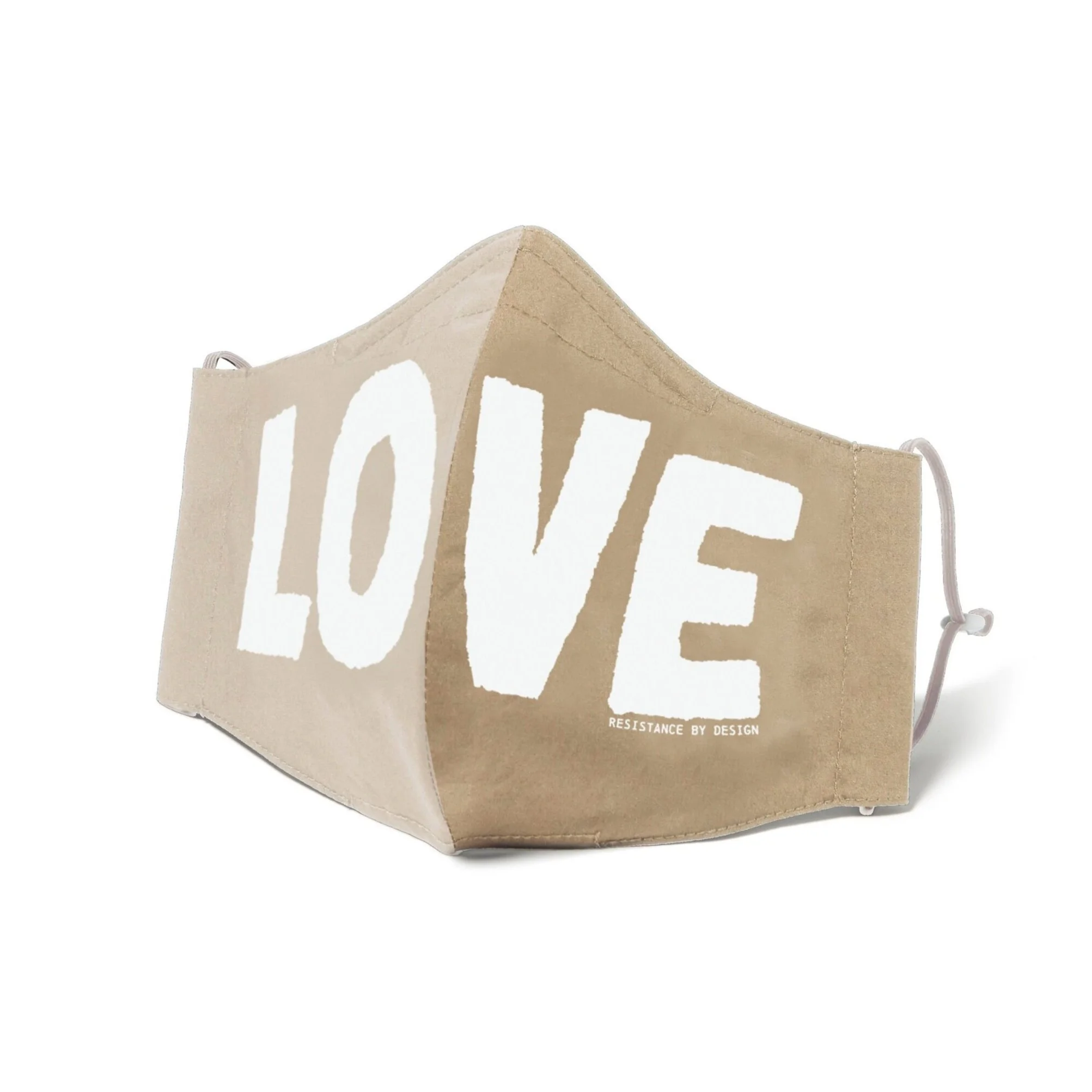 LOVE Mask - sand/stone