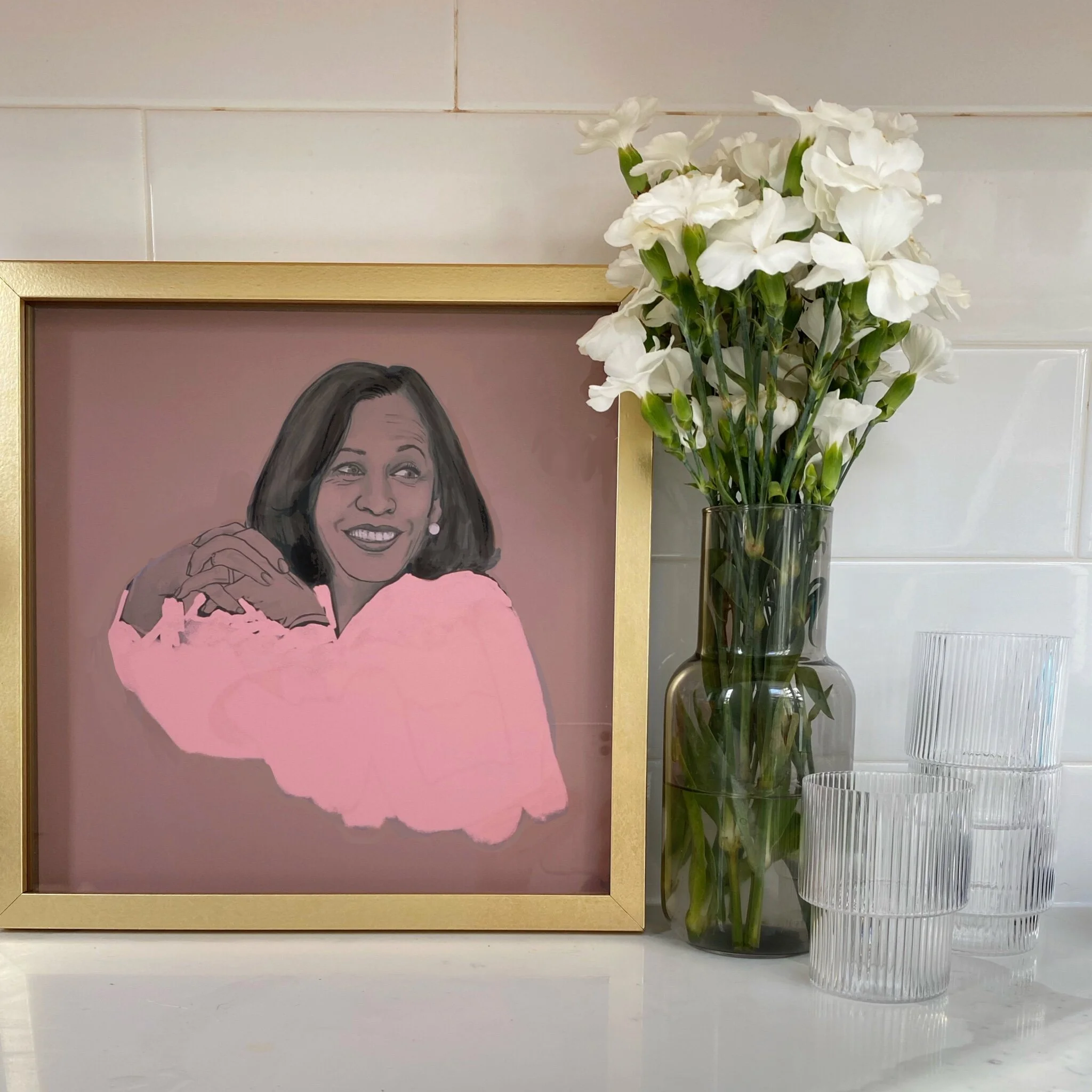 Vice President Harris Original Art Print