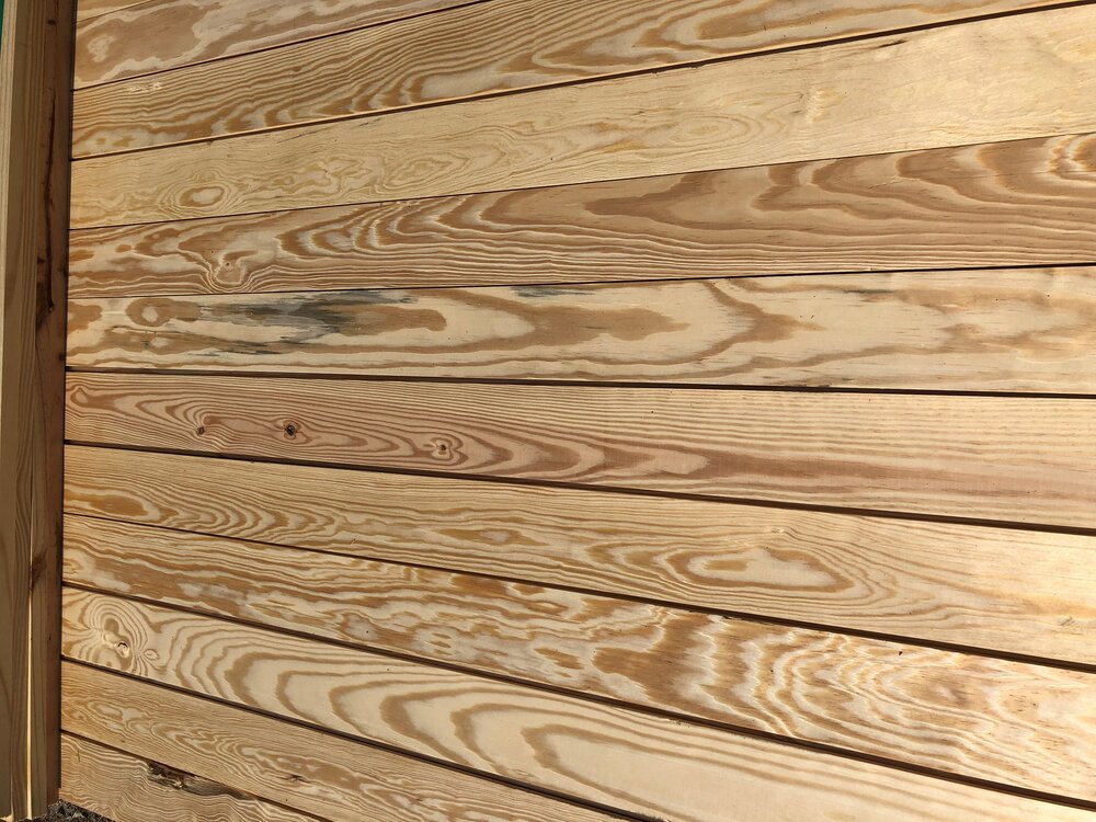 Rough Cut Treated Fence Boards, Heart Pine Floors