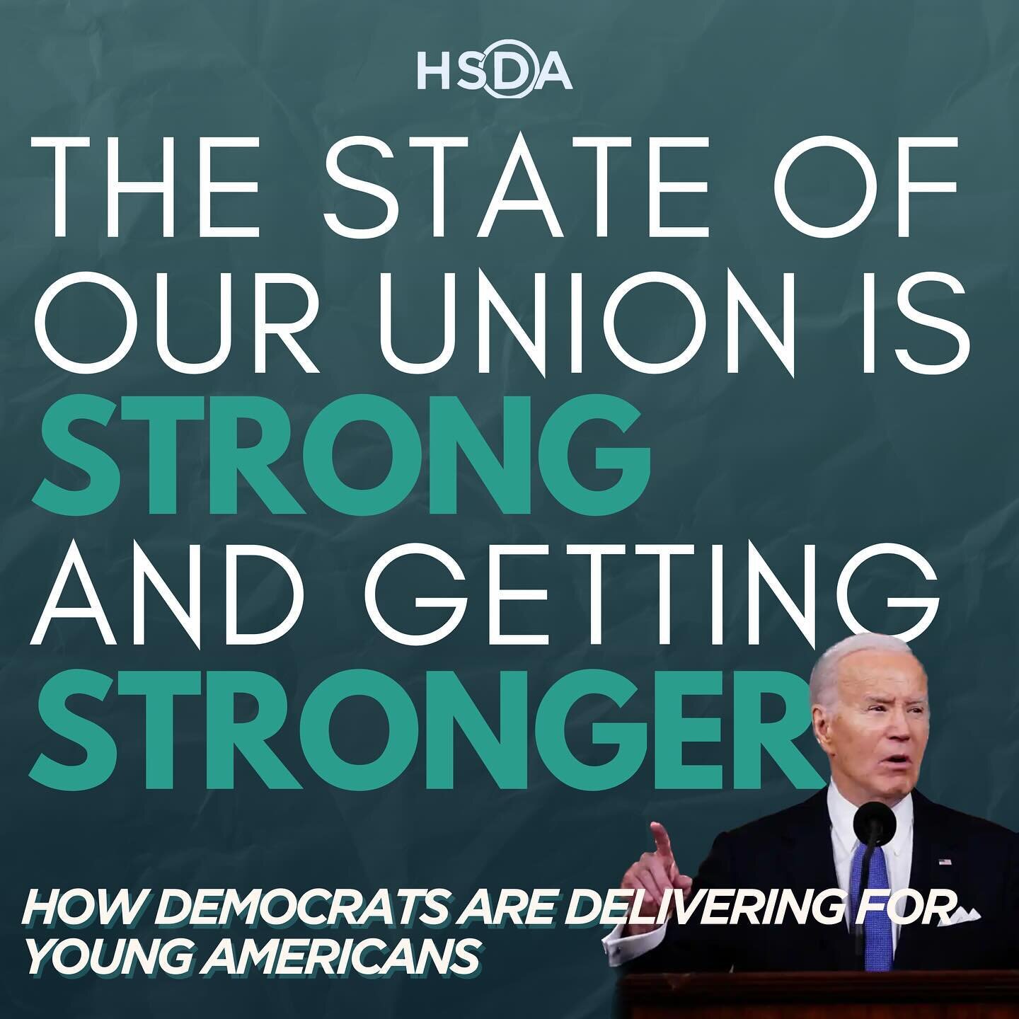 🇺🇸 President Biden&rsquo;s #SOTU: A powerful call for unity, progress, and a brighter tomorrow. From tackling climate change to championing social justice, he outlined a vision for a stronger America. HSDA is inspired by the commitment to a better 