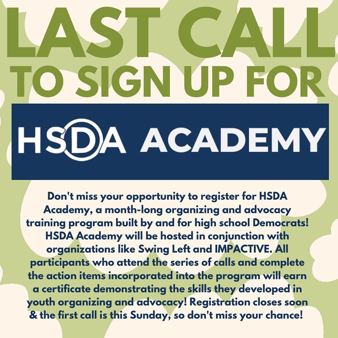 LINK IS IN OUR BIO TO SIGN UP! GET EXCITED HSDA! #HSDA Academy is just around the corner!