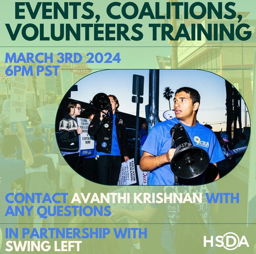 Hey HSDA! Don&rsquo;t forget to tune in on March 3rd @ 6PM for a trainings call! This is just one part of HSDA Academy! Link in Bio #HSDA