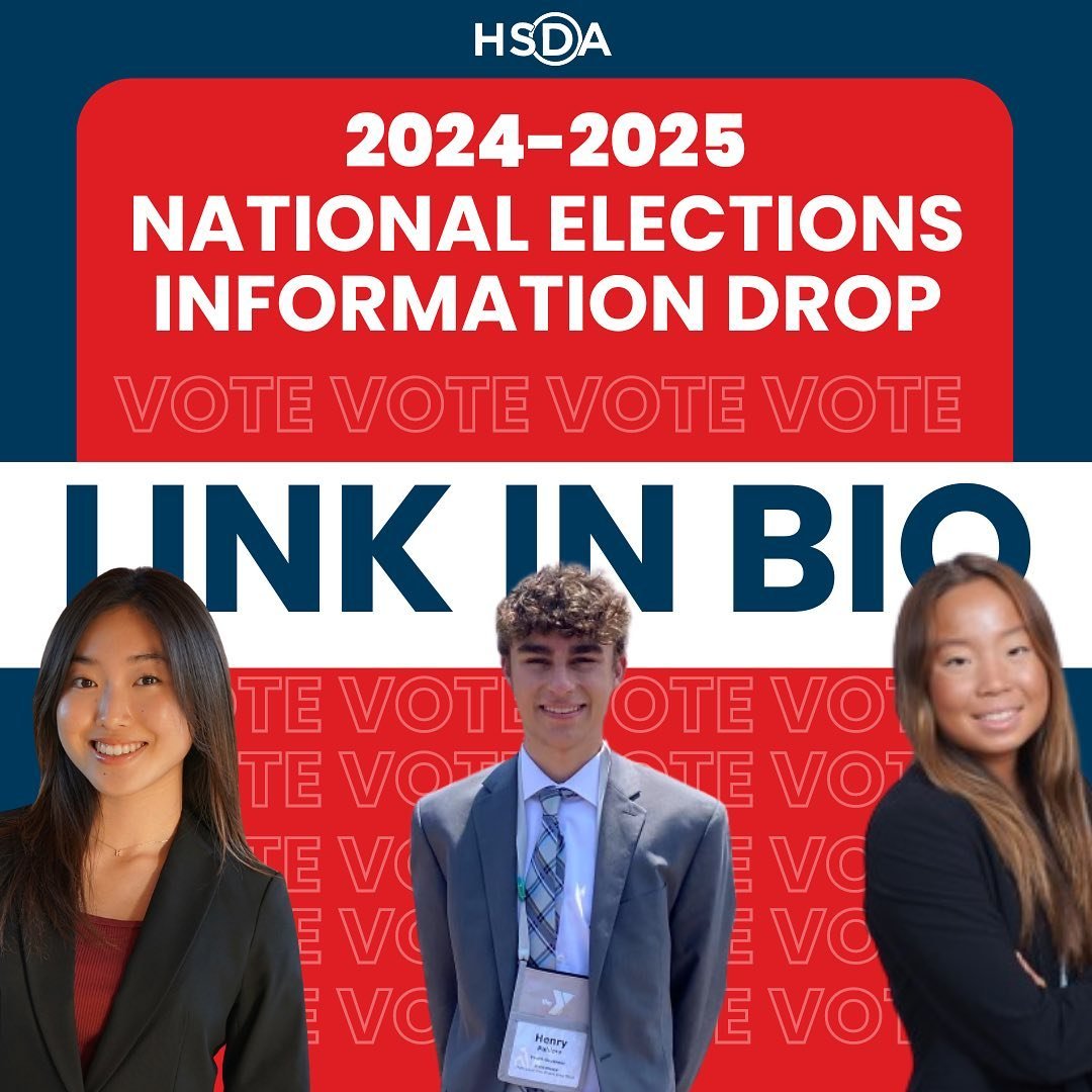 Calling all HSDA members! The 2024-2025 National Executive Board Elections are right around the corner! #HSDA