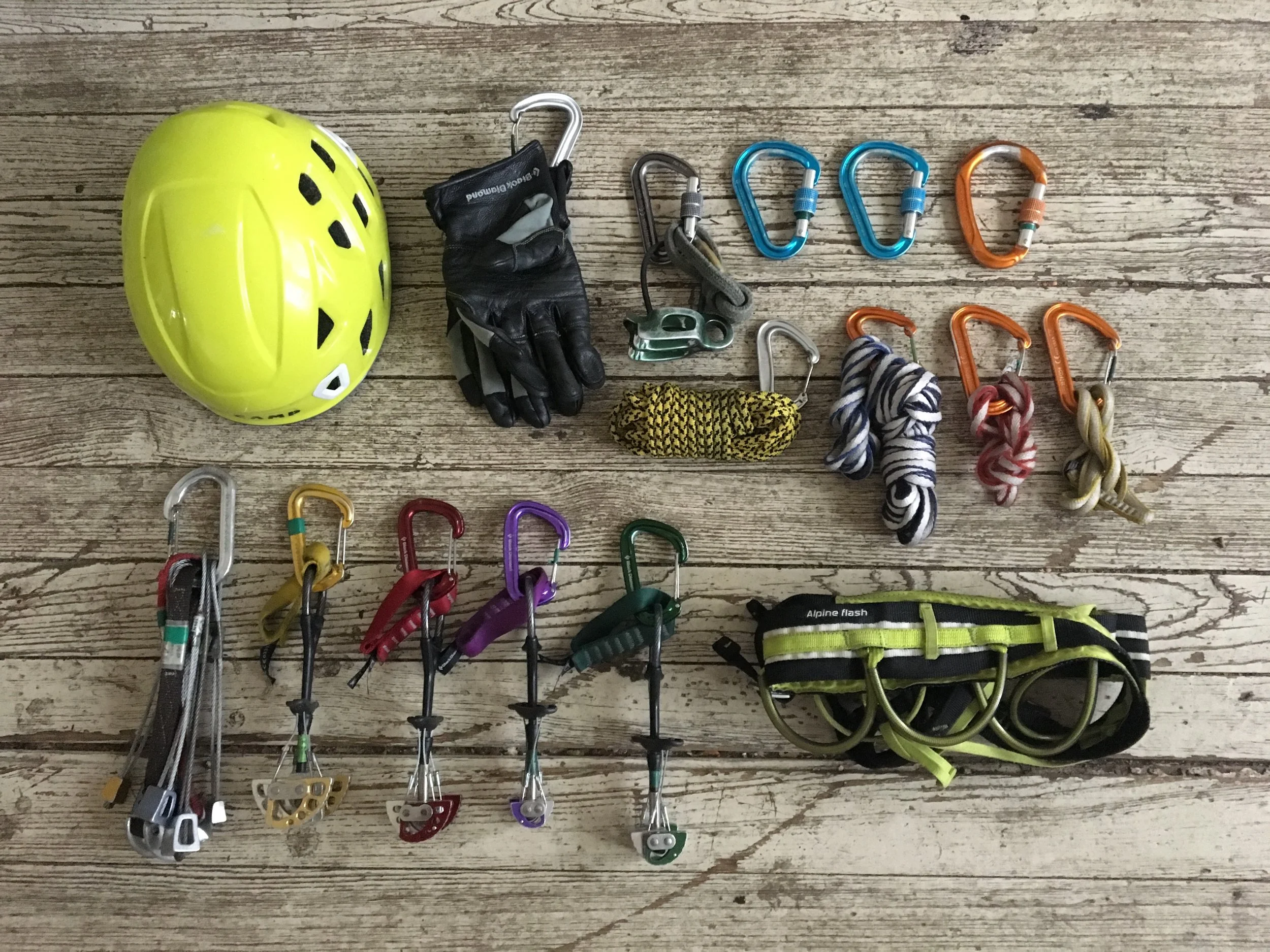 packing for alpine climbing