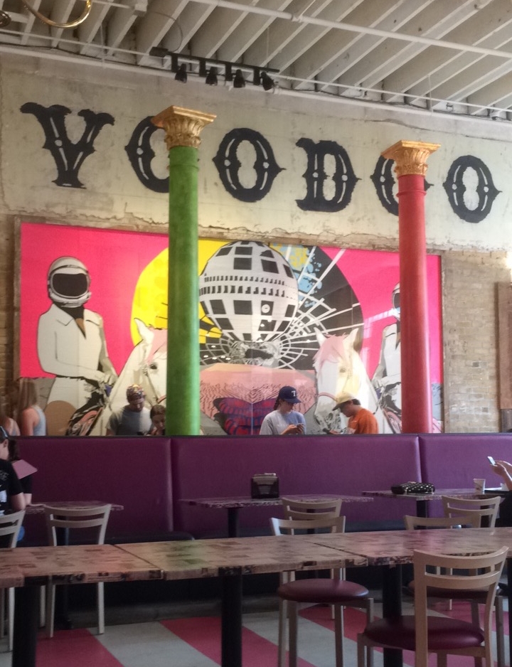 Speaking of donuts, I went to Voodoo Donut and had an amazing Oreo donut called the Dirt Doughnut that I highly recommend. Their space is so gorgeous, too. I love the Portland and Denver locations, but this one might be my favorite!