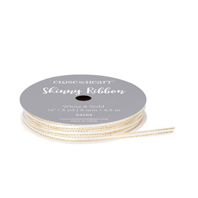 White and Gold Skinny Ribbon.jpg