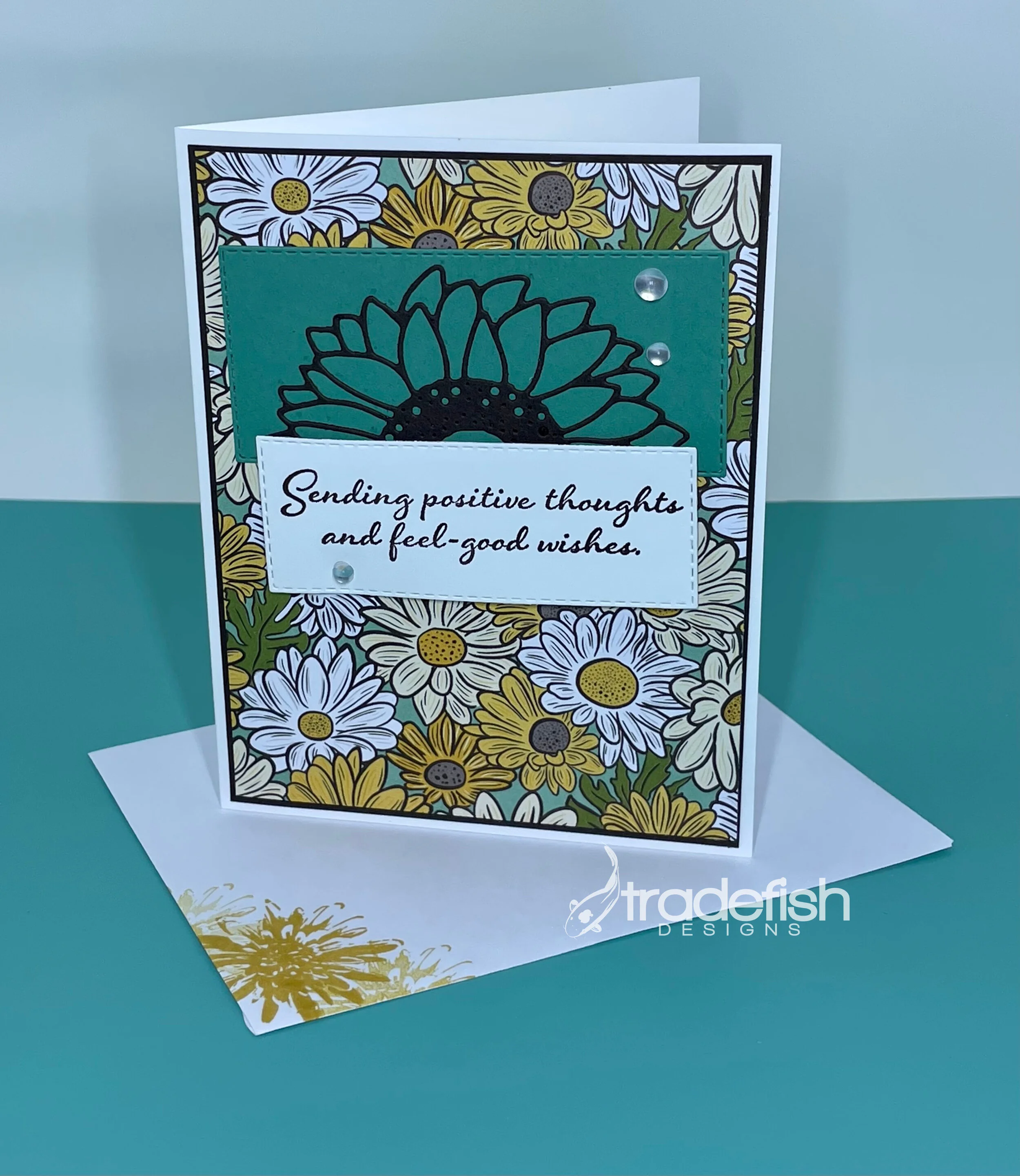 Sending positive thoughts with flowers