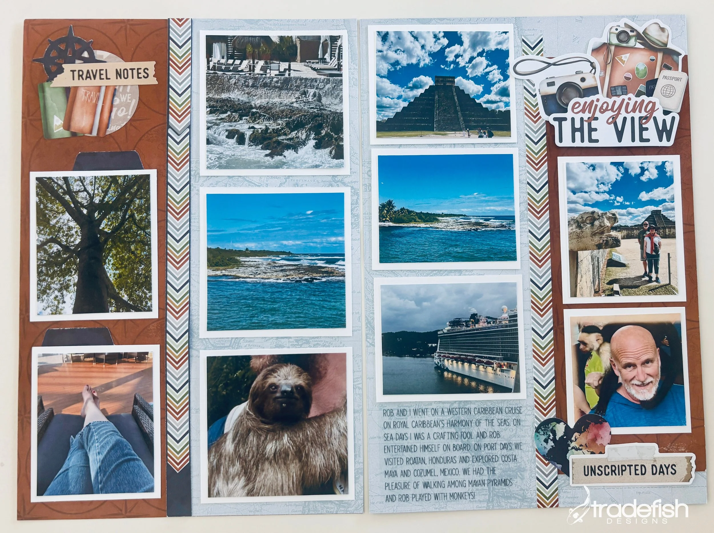 A Global Getaway in my 2026 Scrap Journal!