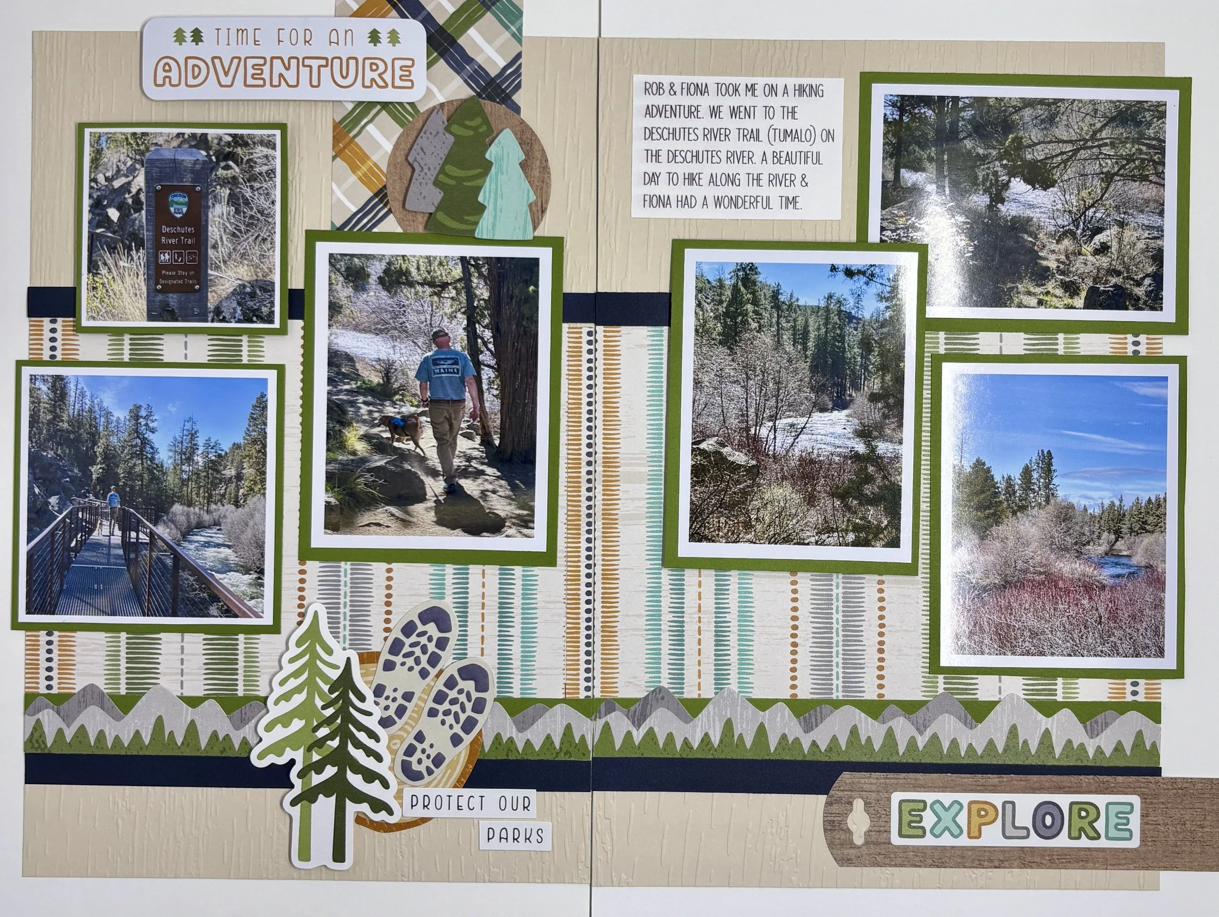 Hiking with Rob and Fiona!