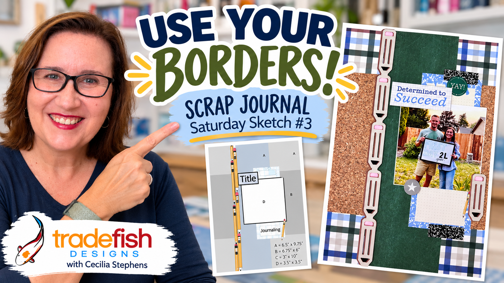 How to Use Border Maker Borders in Your Scrap Journal | Sketch #3