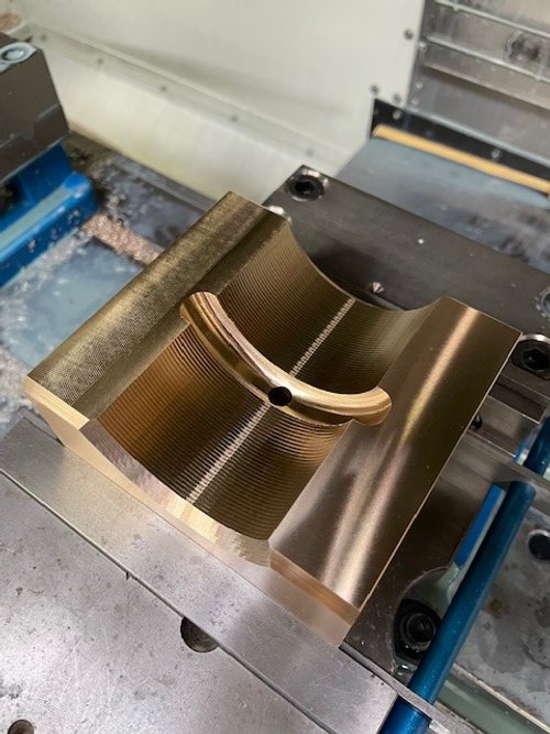 CNC Machined Bronze Casting