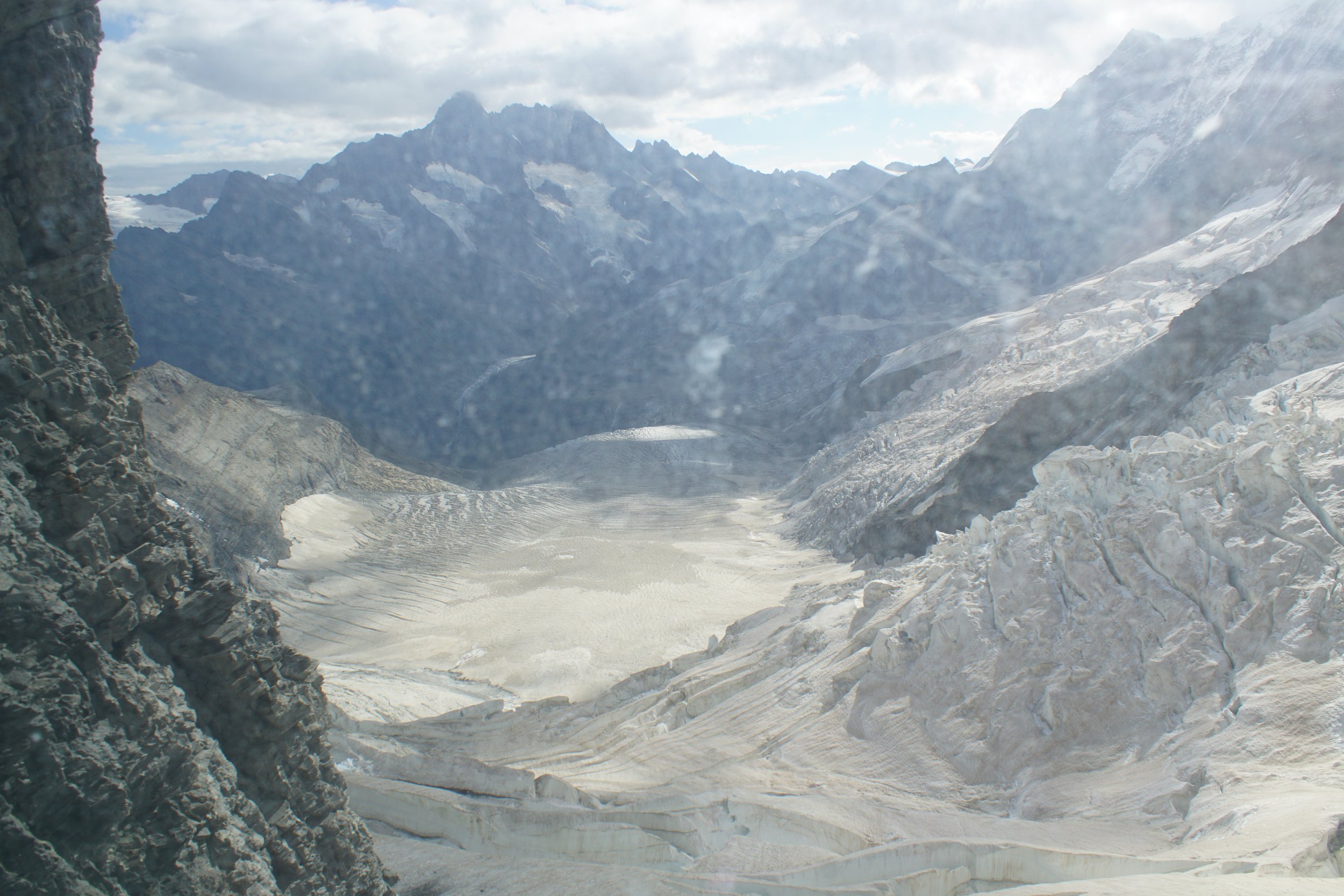 Glacier as seen from the Gornergrat
