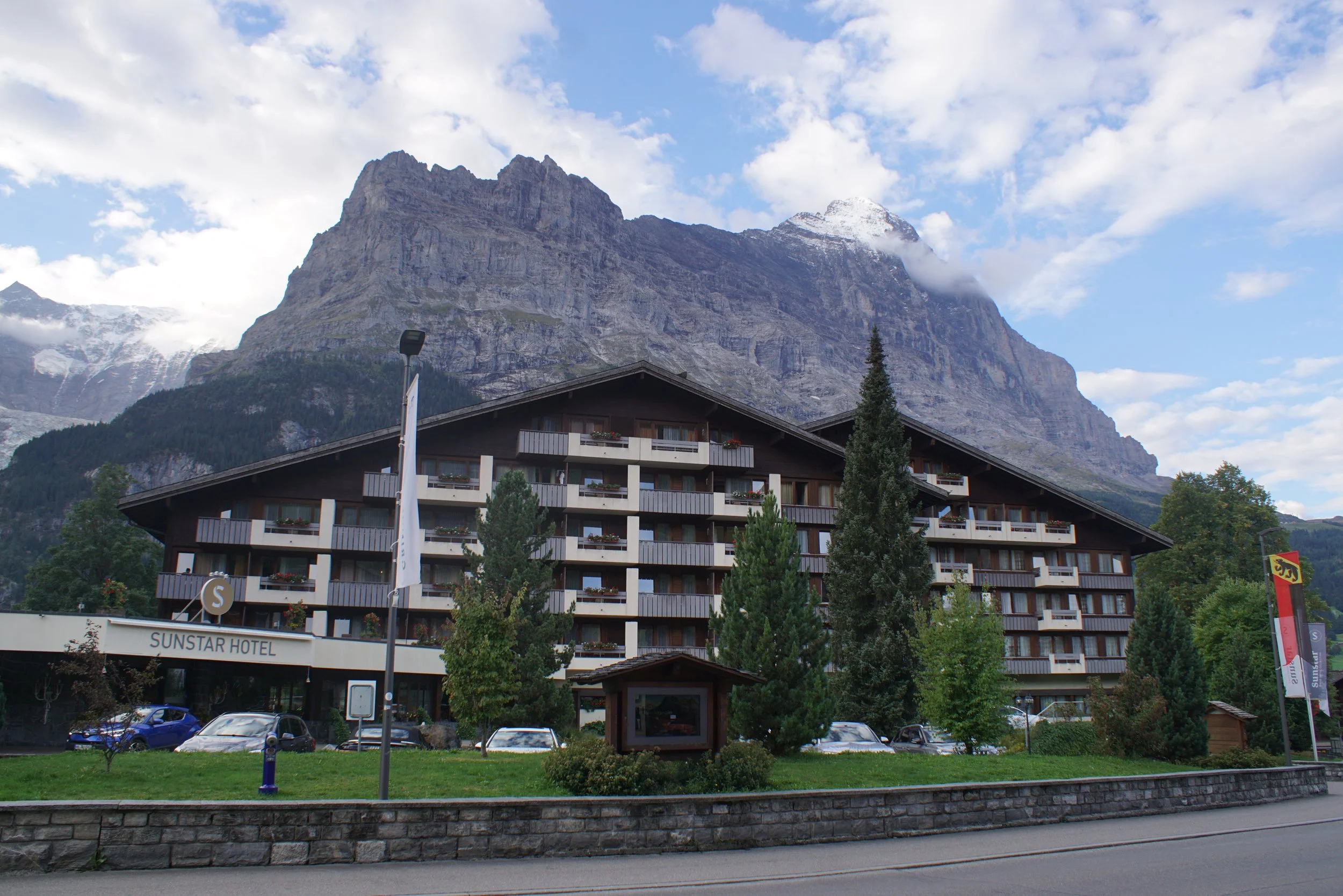 The Eiger, overlooking our hotel in Grindelwald