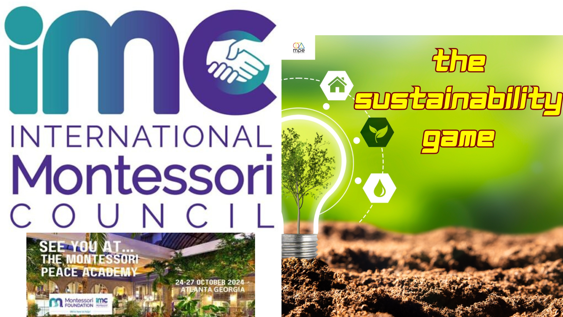 The "Sustainability Game" and the 2024 MF / IMC Montessori Conference