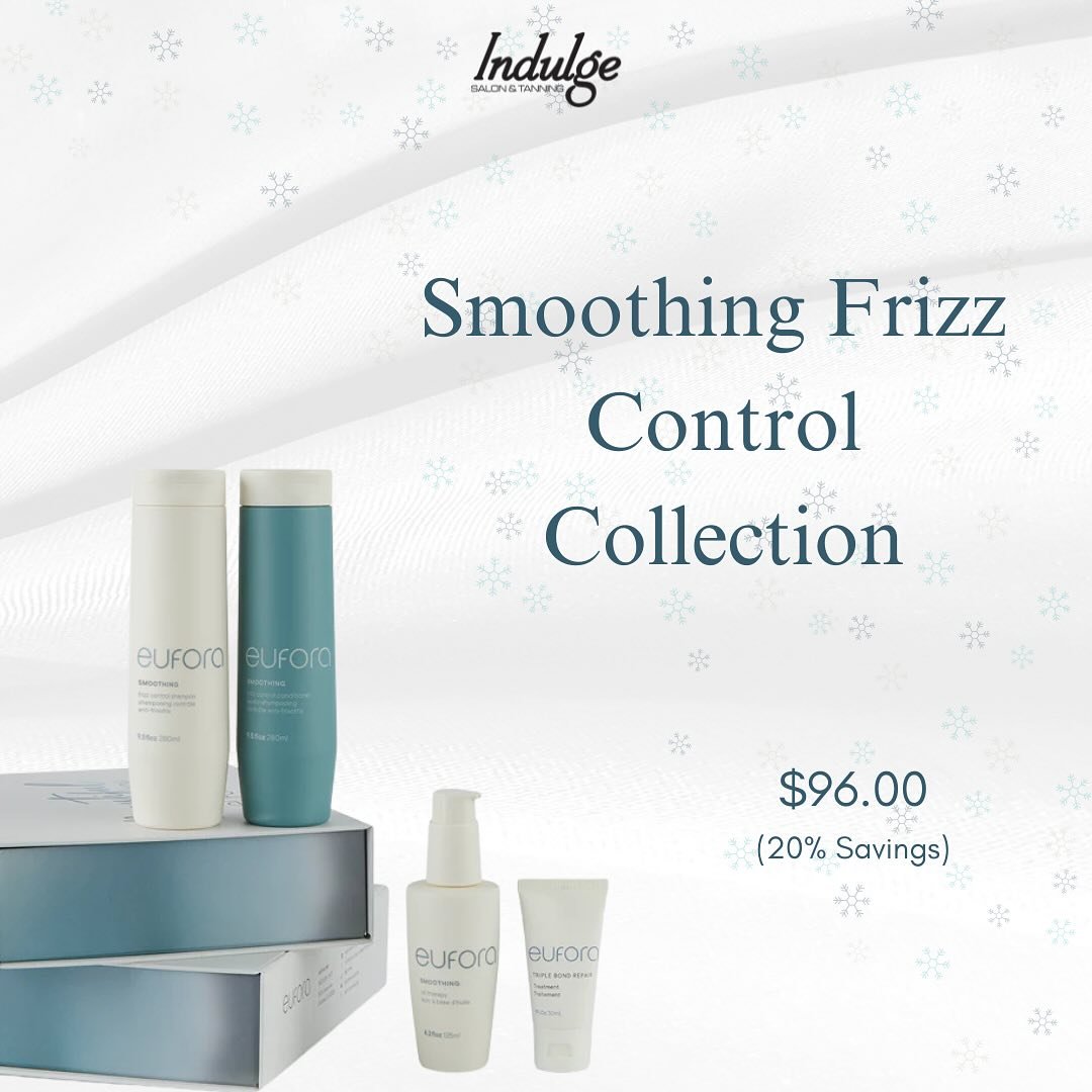 The Smoothing Frizz Control Collection is great for thick, frizzy, and dry hair. This collection works to strengthen and protect the hair while delivering progressive smoothing de-frizzing results! 🩵

The Smoothing Frizz Control Collection comes wit