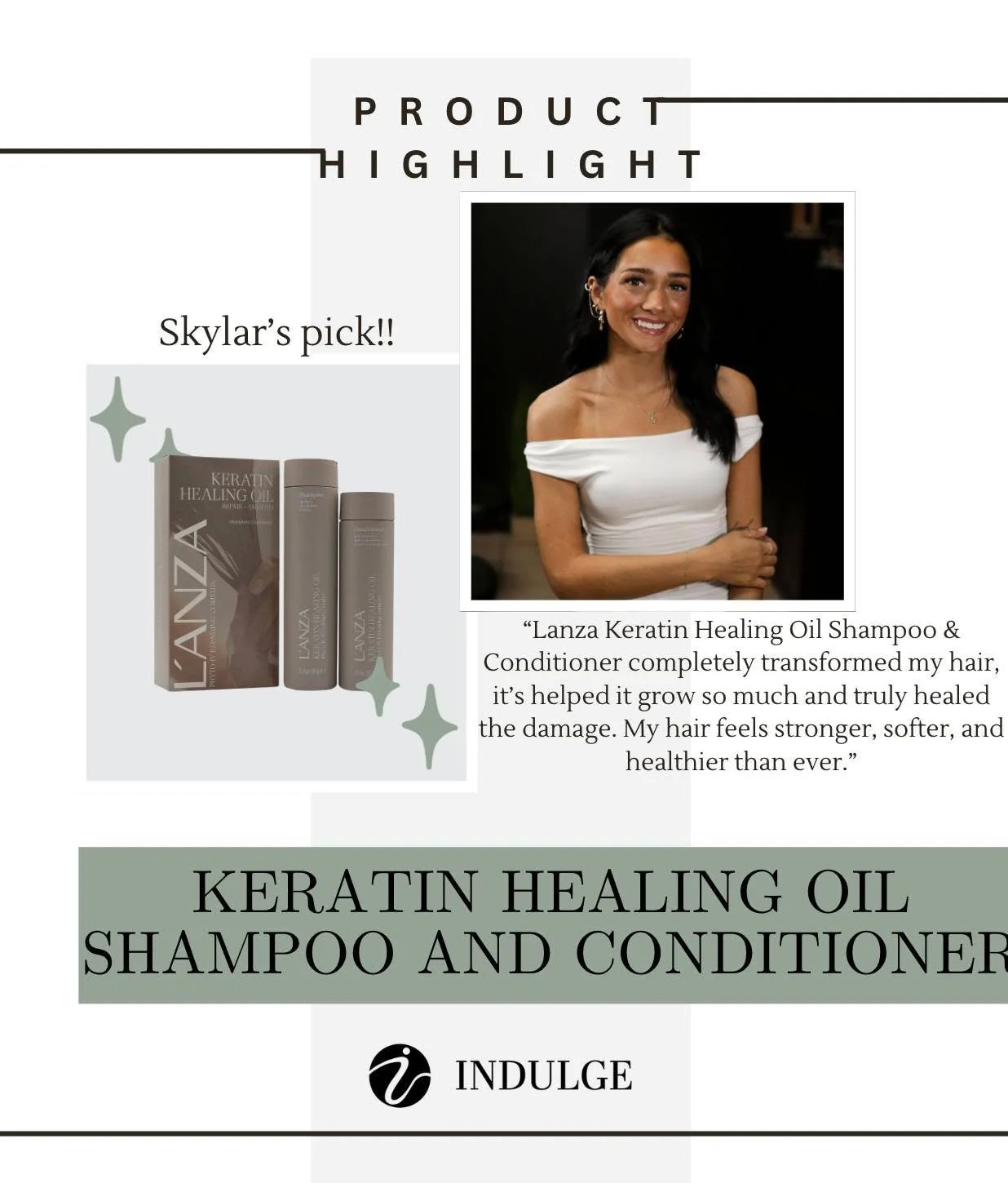 Skylar&rsquo;s hair transformation says it all. Stronger, healthier, and growing thanks to L&rsquo;ANZA Keratin Healing Oil Shampoo &amp; Conditioner!!