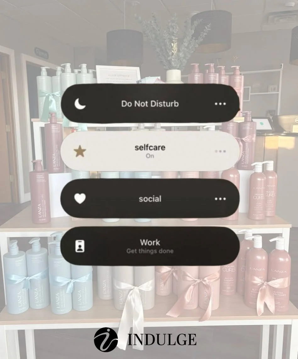 When your in the salon, self care mode is always on 😌😌