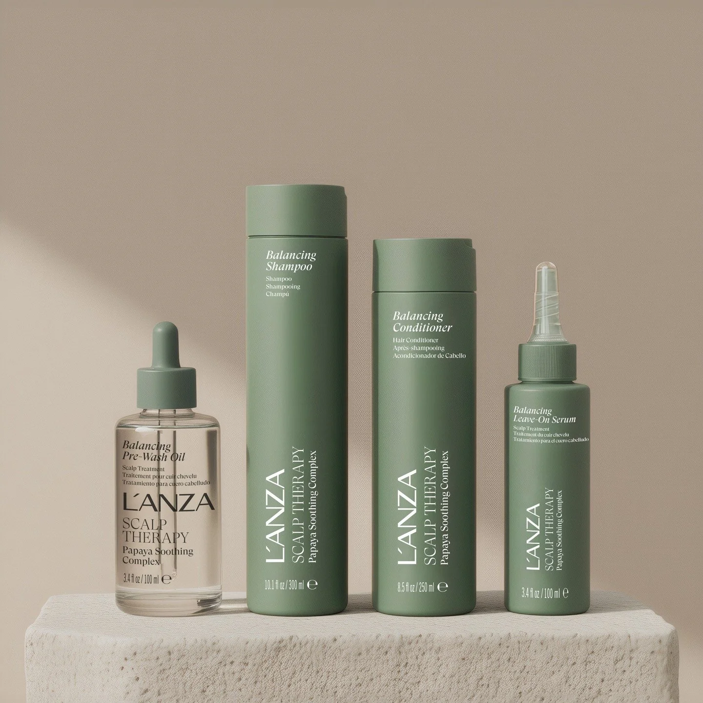 🌿Introducing the NEW @lanzahaircare Scalp Therapy Balancing Collection.

💆&zwj;♀️Melt away buildup and restore harmony to your scalp with your new ritual.

✨ 91% of surveyed users saw improved scalp condition.
Healthy hair starts at the scalp.

NOW