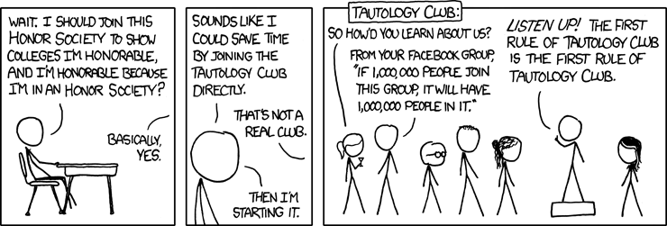 Tautologies